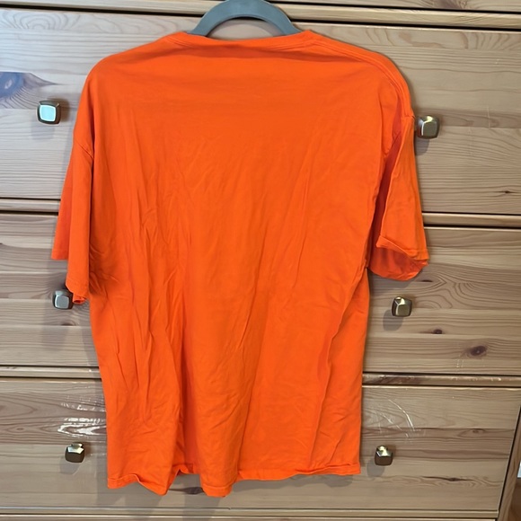 Cotton Jack-o-lantern shirt - true orange color - Picture 3 of 3